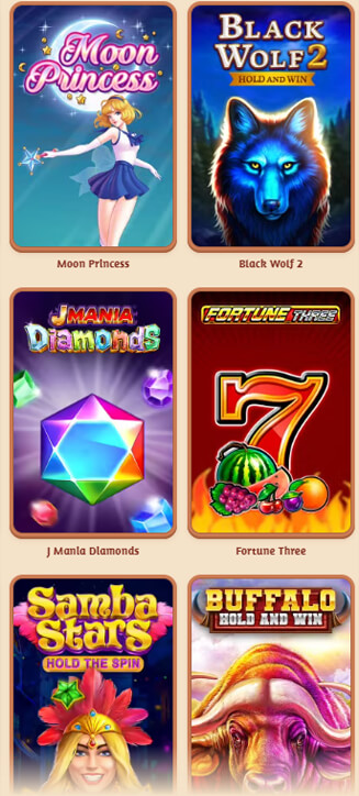 Jeux populaires de Billybets sur mobile