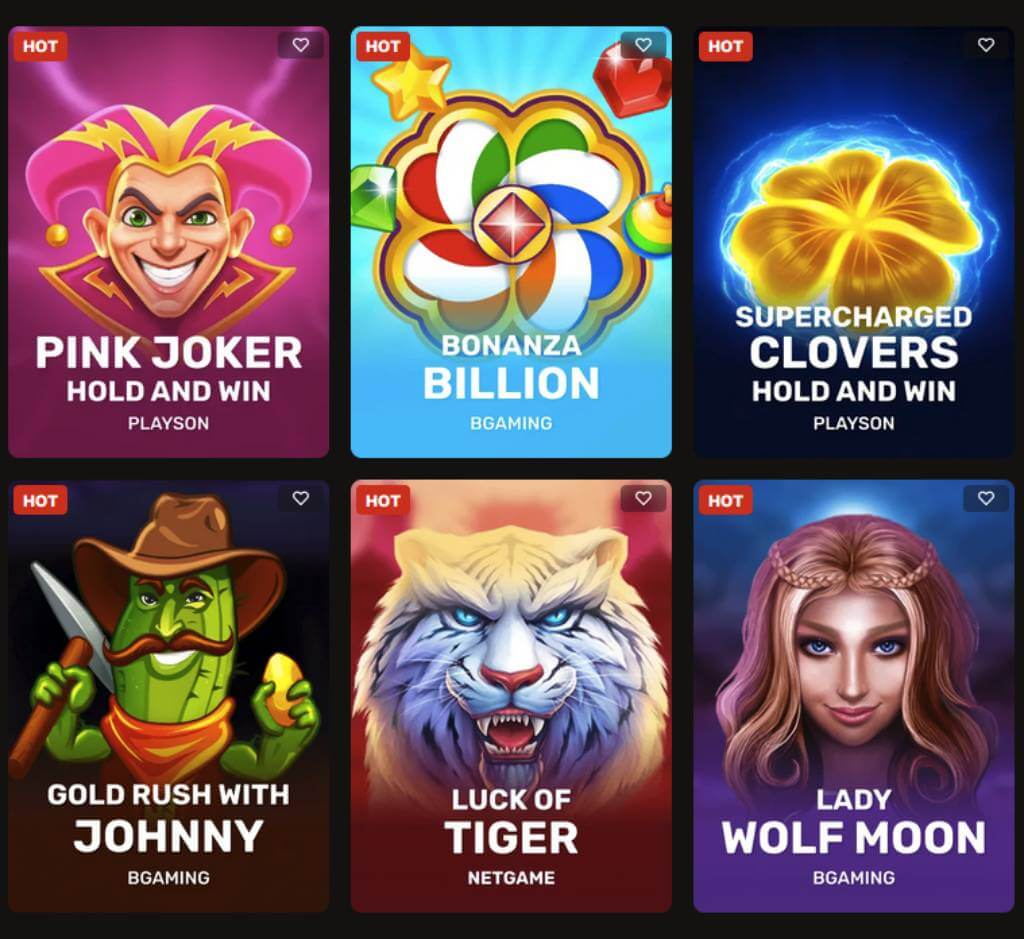 Jeux populaires de CrownGold sur ordinateur