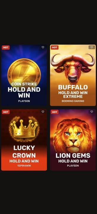Jeux populaires de CrownGold sur mobile